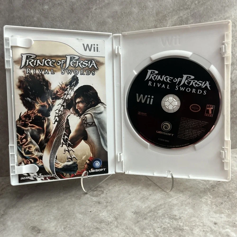 Prince of Persia Rival Swords Nintendo Wii, 2007 Complete CIB Tested Fast Ship